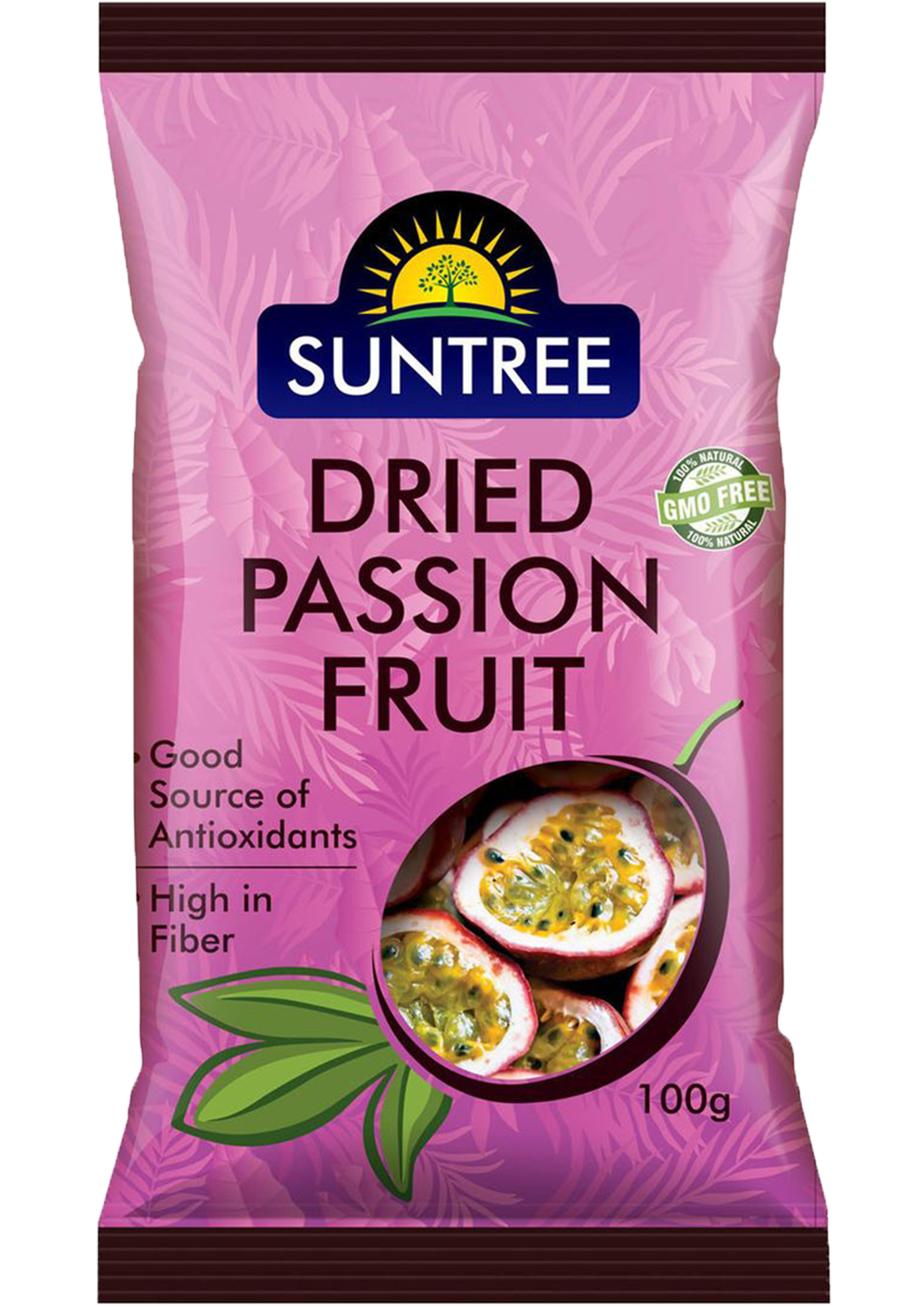 Suntree Хатаасан Маракуйя 100г ; Suntree Dried Passion Fruit 100g; Suntree Маракуйя сушеная 100г