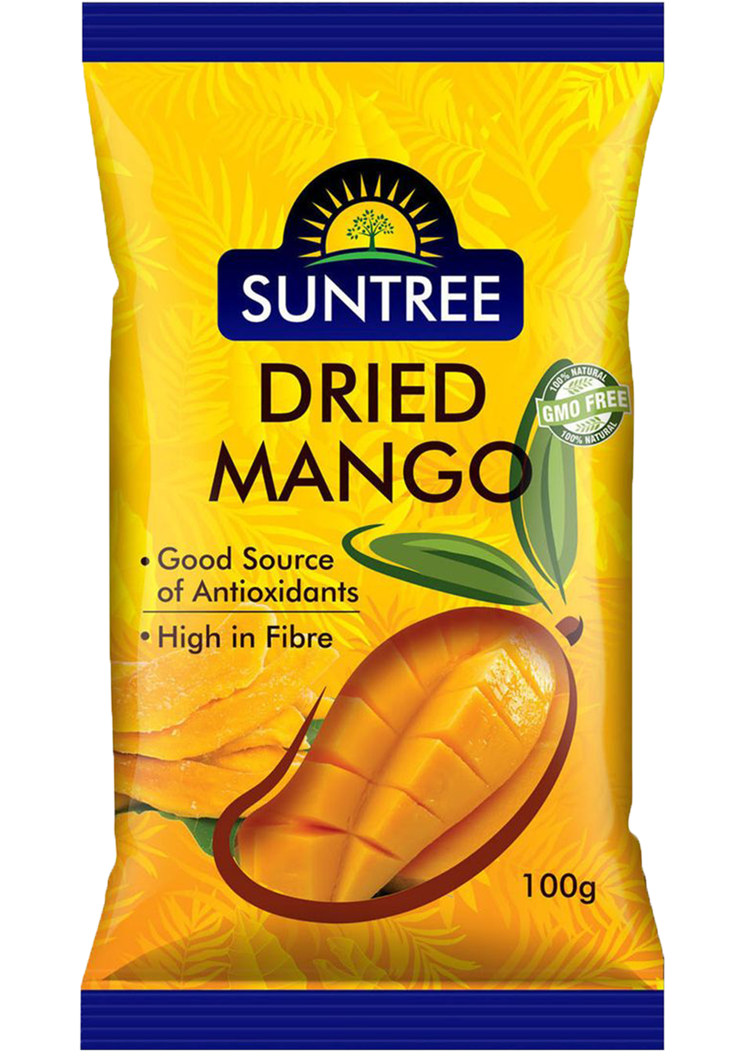Suntree Хатаасан Манго 100гр; Suntree Dried Mango 100g; Suntree Манго сушеное 100г
