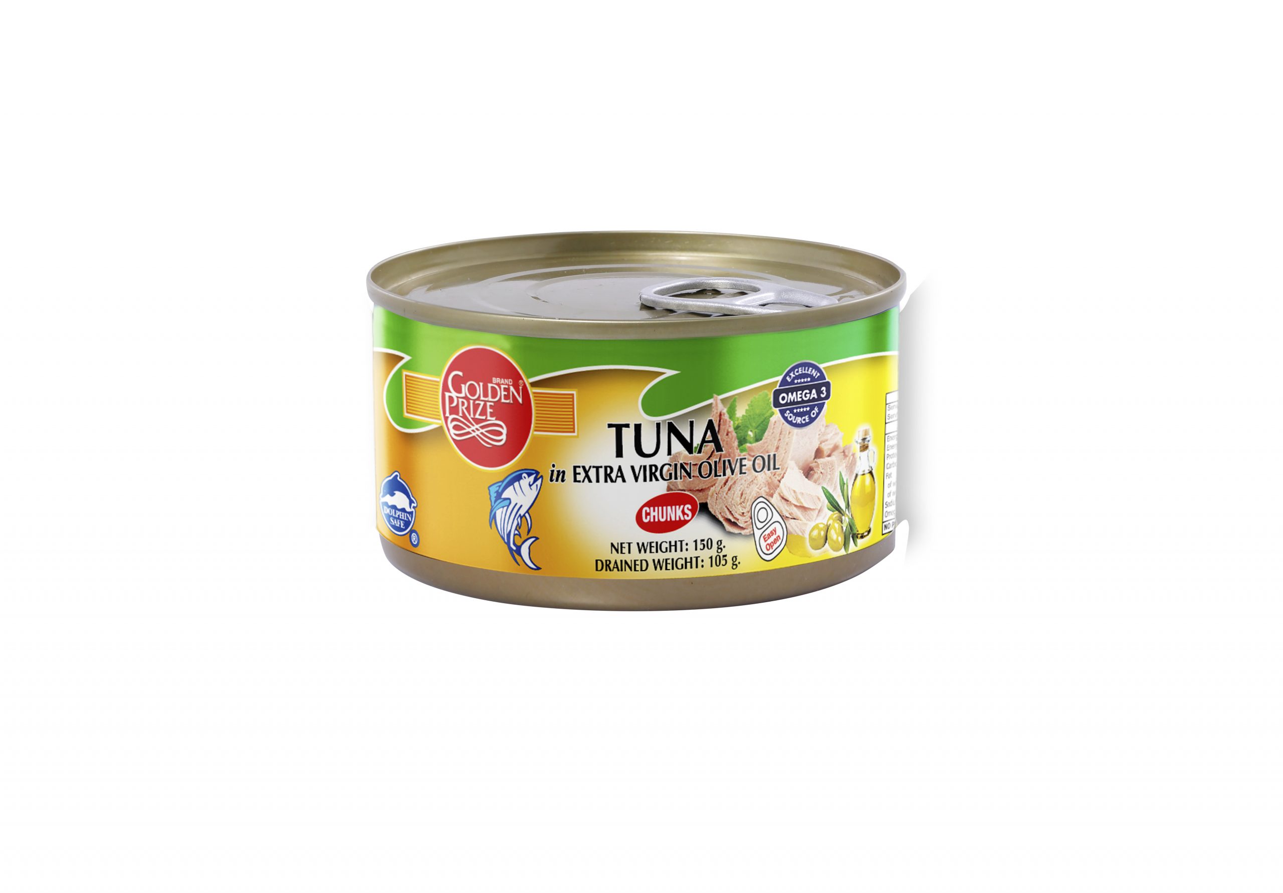 Туна загас-Оливын тостой 150г; Tuna in Extra virgin olive oil 150g; Тунец в оливковом масле первого отжима 150г